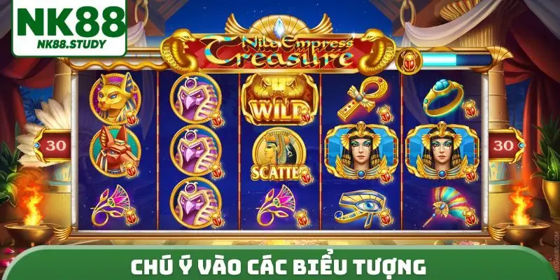 Chú ý vào các biểu tượng